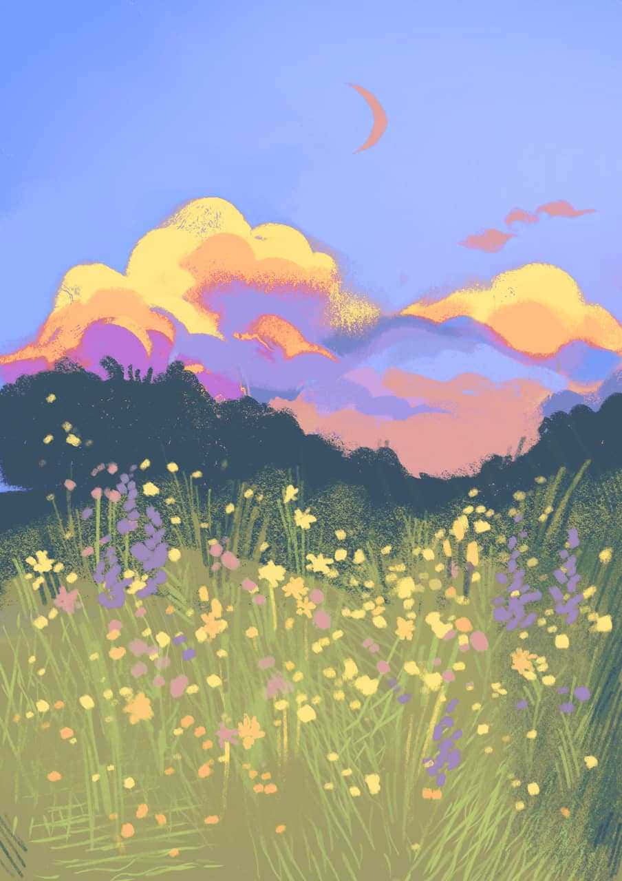 田園風背景 — 田園風 GIF 壁紙