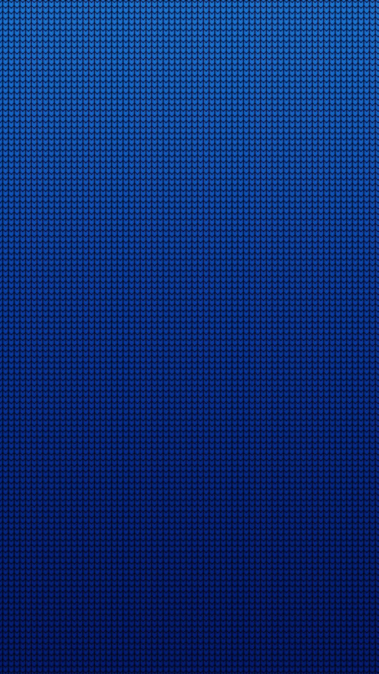 Navy Blue iPhone 桌布 壁紙 — 由淺到深的漸變藍色背景，帶有重複的針織紋理圖案。