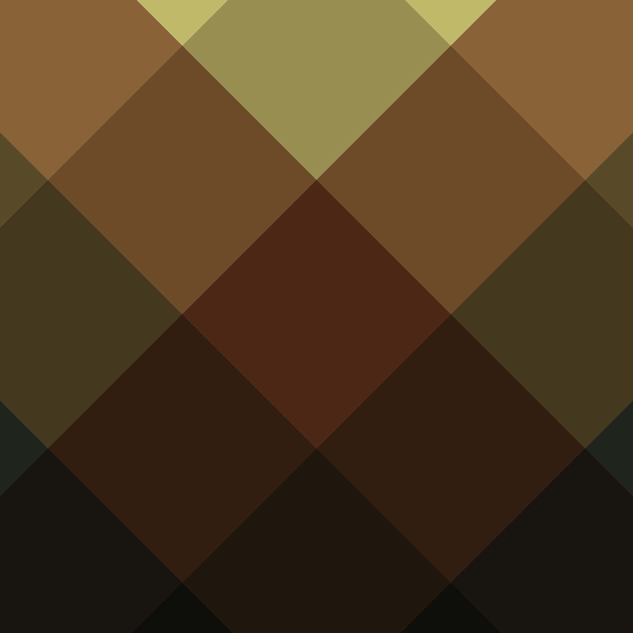 Brown Geometric 桌布 壁紙 — 由淺赭石色到深棕色的土色調鑽石形狀幾何圖案。