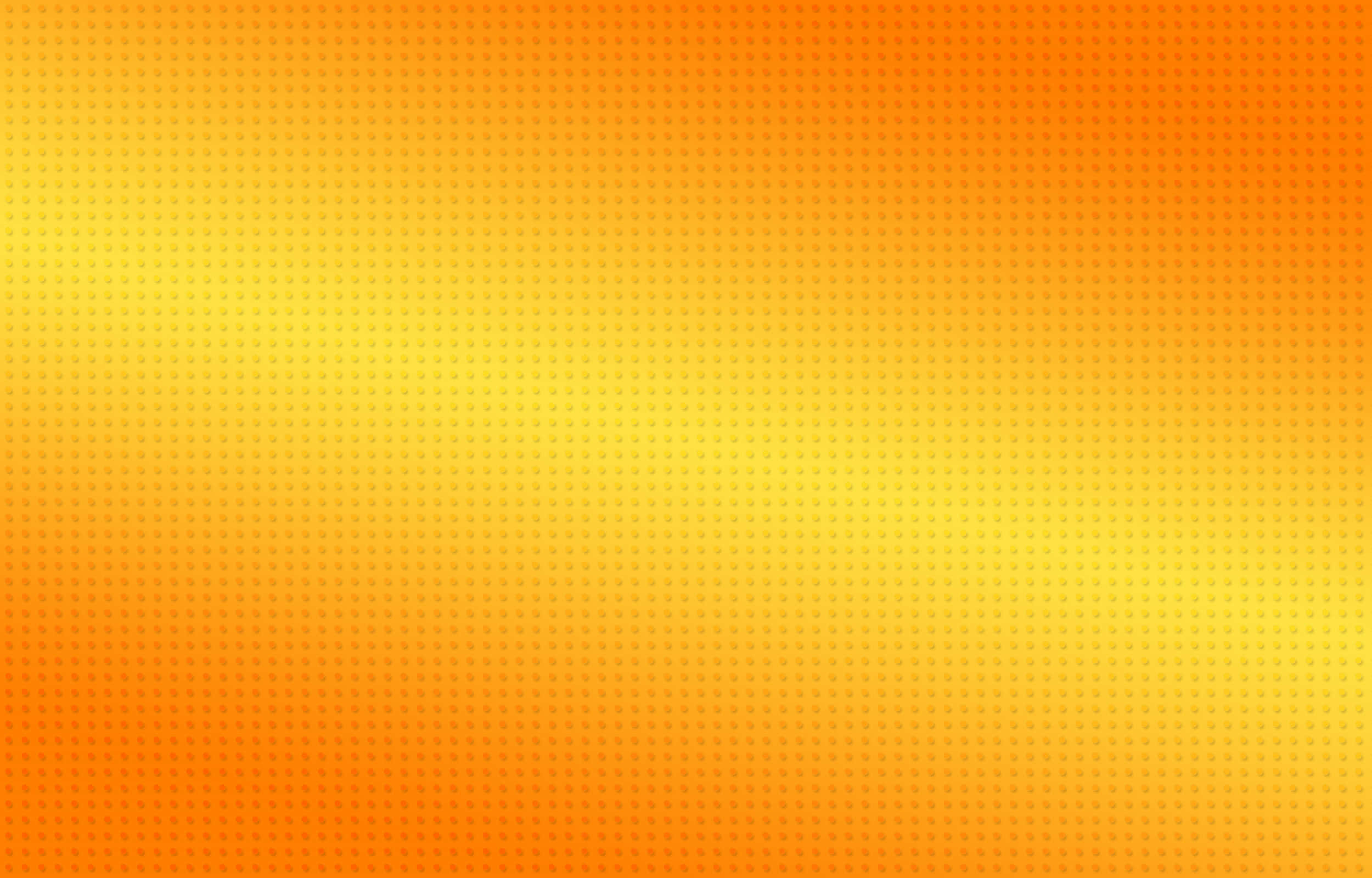 Orange And Yellow 桌布 壁紙 — 由溫暖黃色到橙色的漸變，疊加微妙的圓點圖案，營造出充滿活力的抽象背景。
