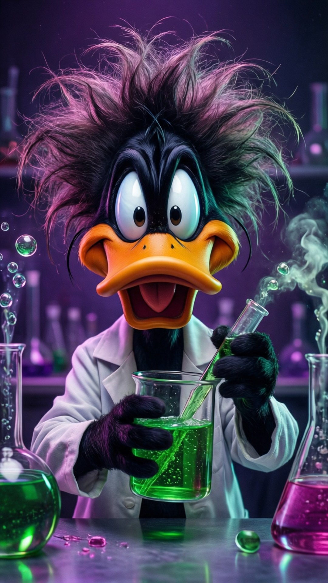 瘋狂科學家達菲鴨 壁紙