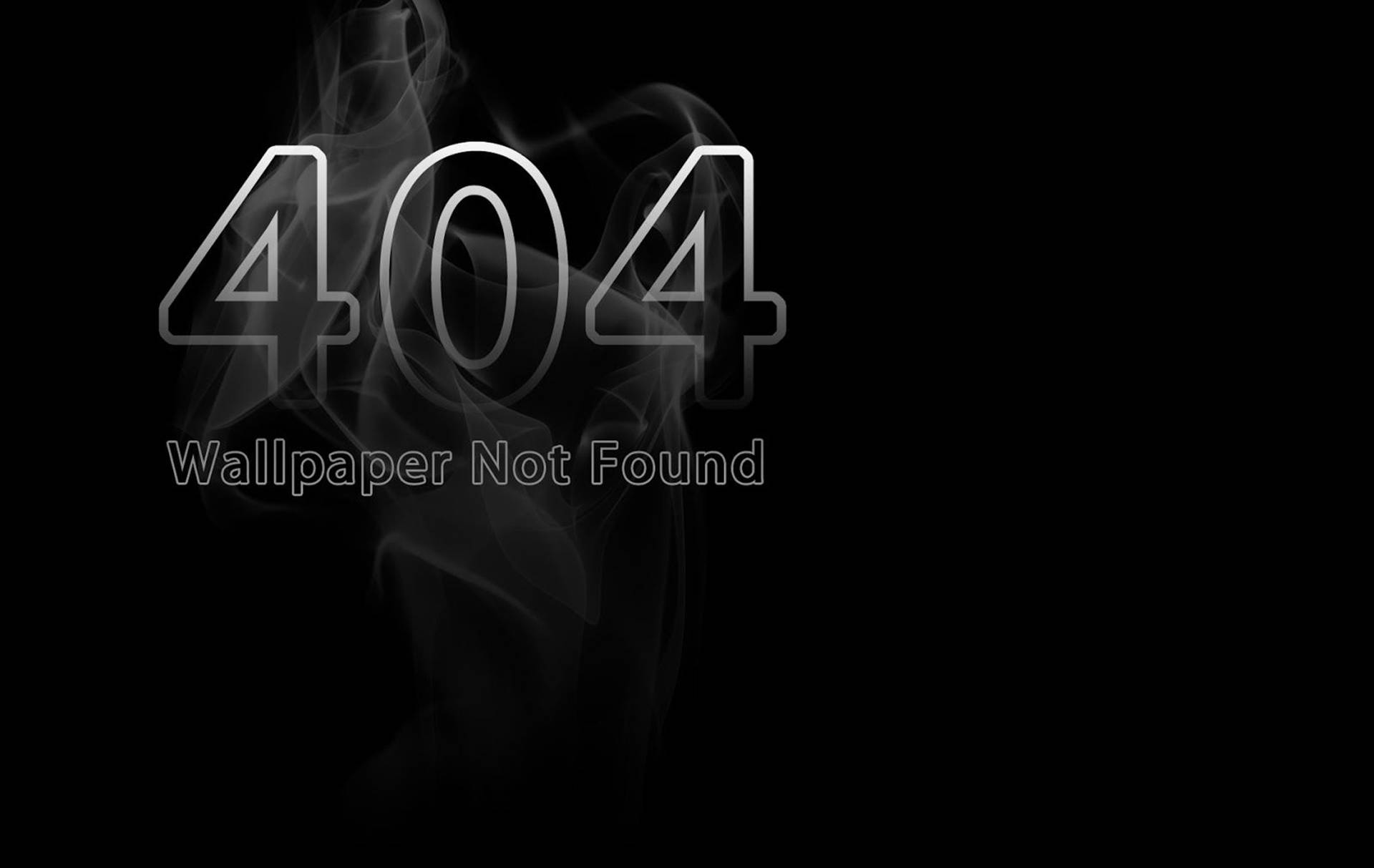 黑色背景上帶有煙霧效果的數位錯誤訊息 404