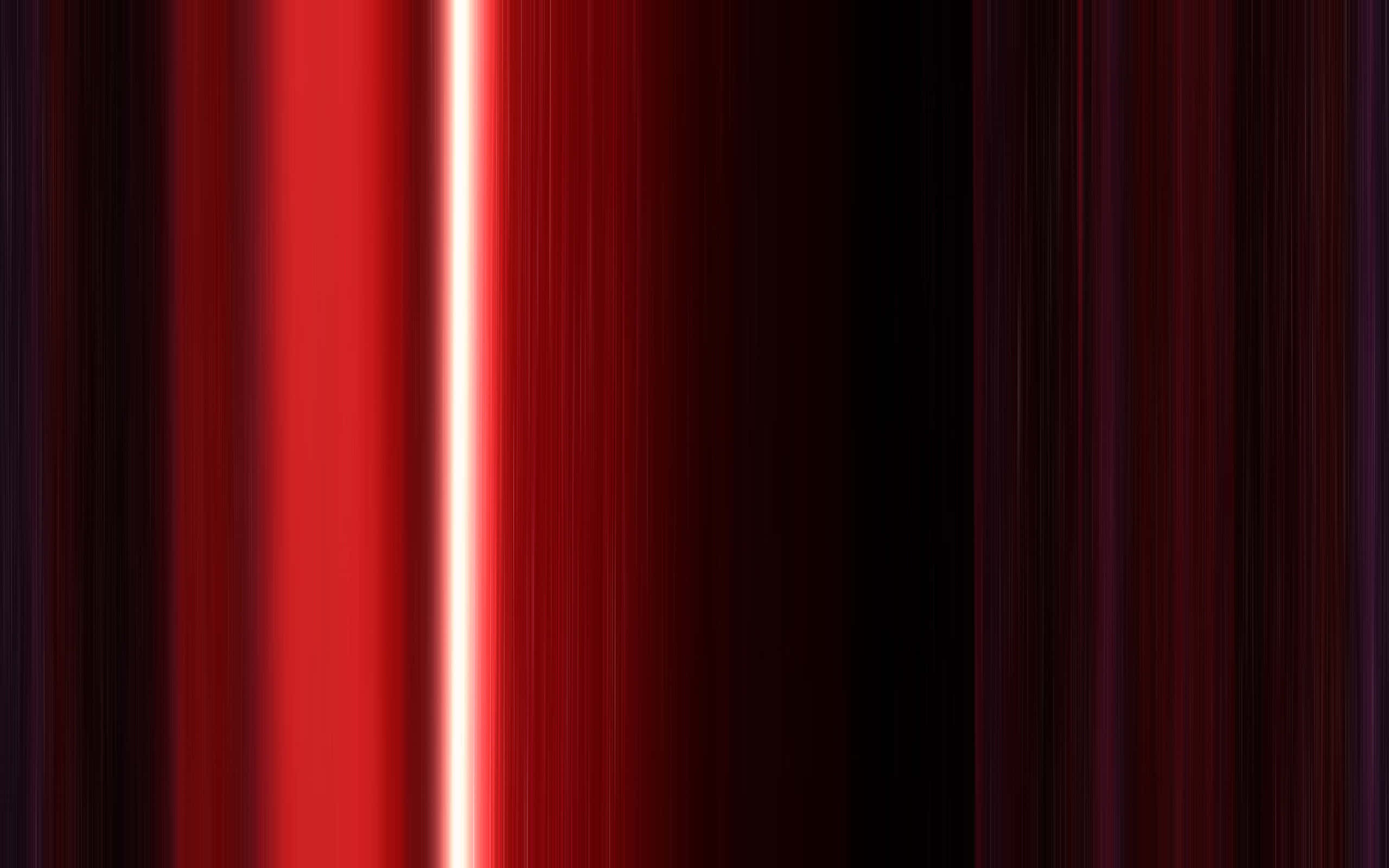 Red Line 桌布 壁紙 — 發光的紅色和黑色垂直條紋形成一個動態的抽象圖案，帶有明亮的白色中心線。