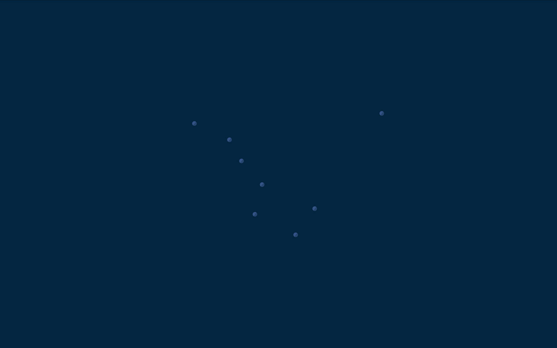深藍夜空中的發光點星座圖案 — 極簡桌面 壁紙