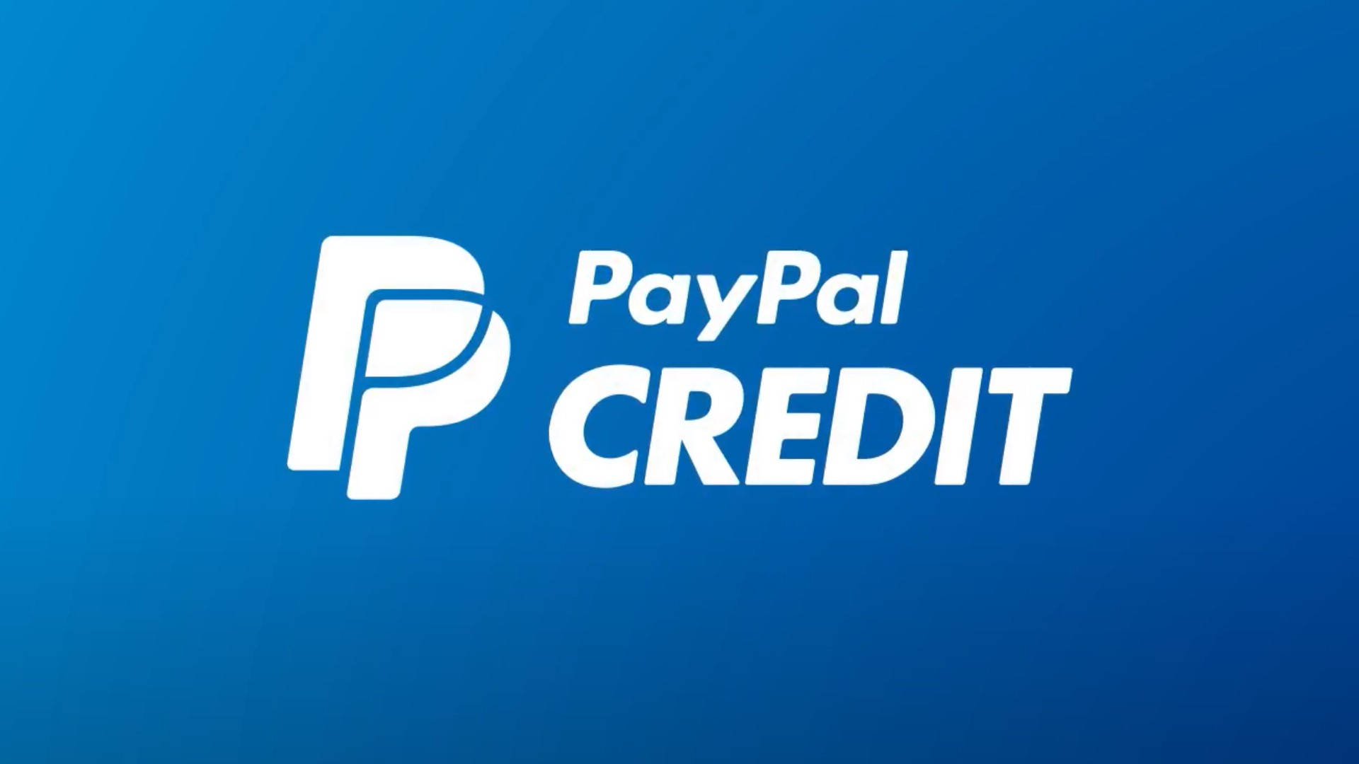 PayPal Credit 白色標誌在藍色漸變背景上 — Valorant Logo 壁紙