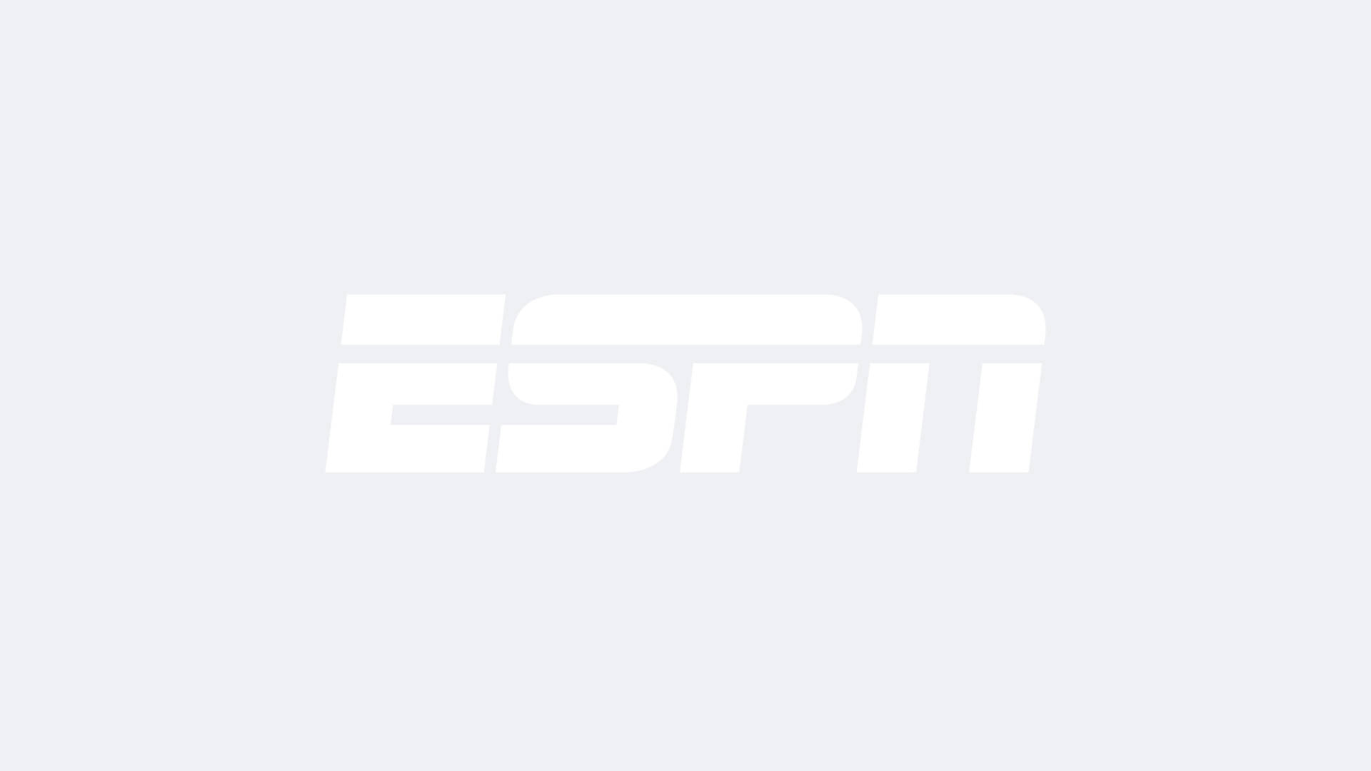 Espn 桌布 壁紙 — 白色ESPN標誌居中於純淺灰色背景上。