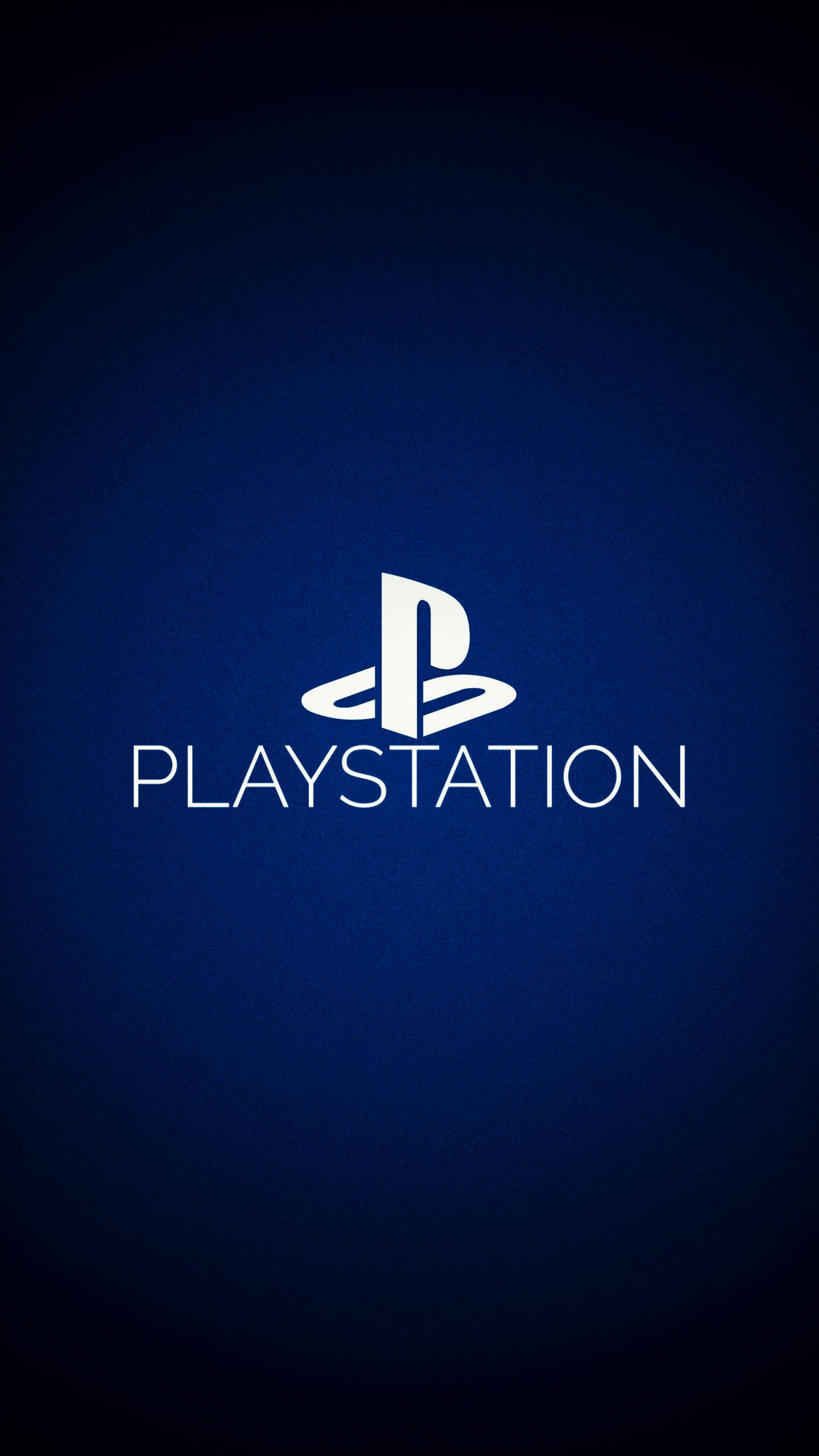 藍色漸變背景上的PlayStation標誌 — Ps4 壁紙