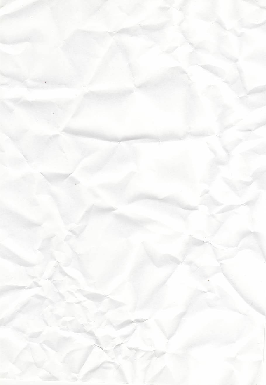 Light 桌布 壁紙 — 白色皺紙的特寫，帶有柔和陰影和各種摺痕，營造出觸感紋理。