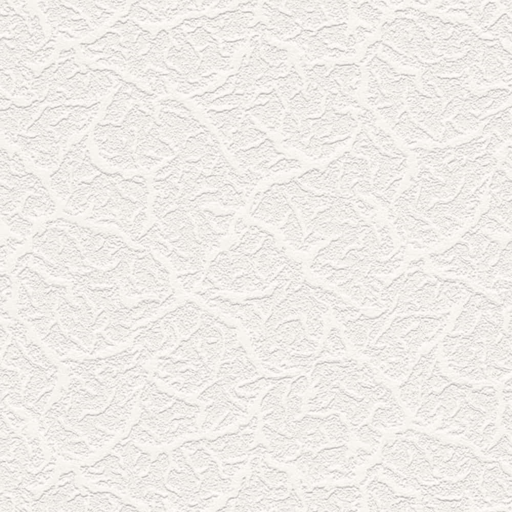 White Plain 桌布 壁紙 — 白色紋理壁紙的特寫，帶有複雜的壓花有機圖案，類似於裂開的土地或珊瑚。