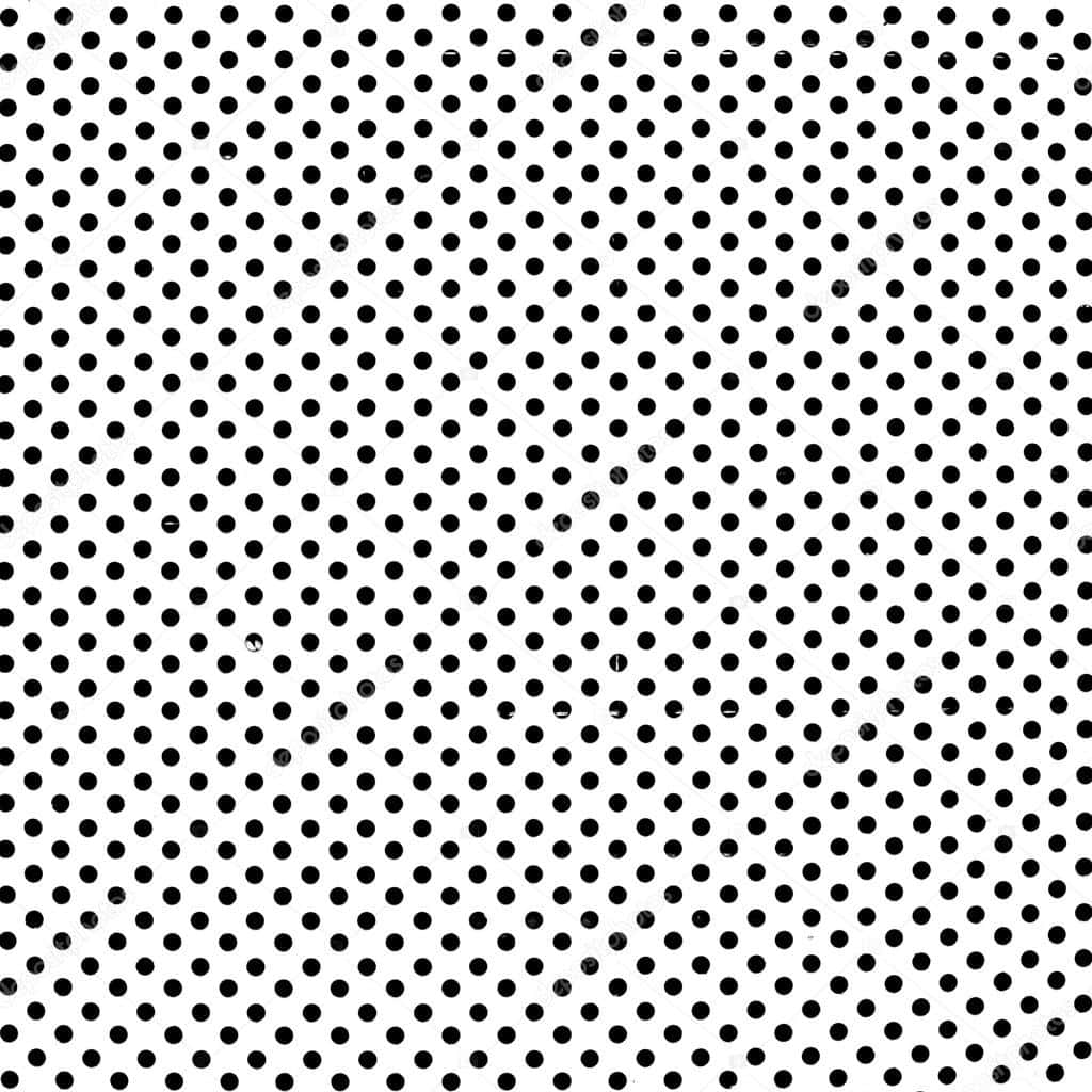 Black And White Texture 桌布 壁紙 — 白色背景上均勻分佈的黑色圓點極簡圖案，帶有微妙的對角漸變。