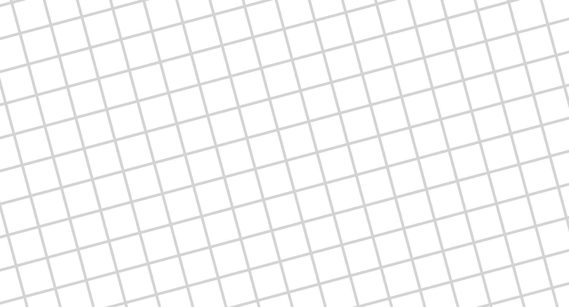 White Grid Aesthetic 桌布 壁紙 — 白色背景上柔和灰色的極簡對角線網格圖案。