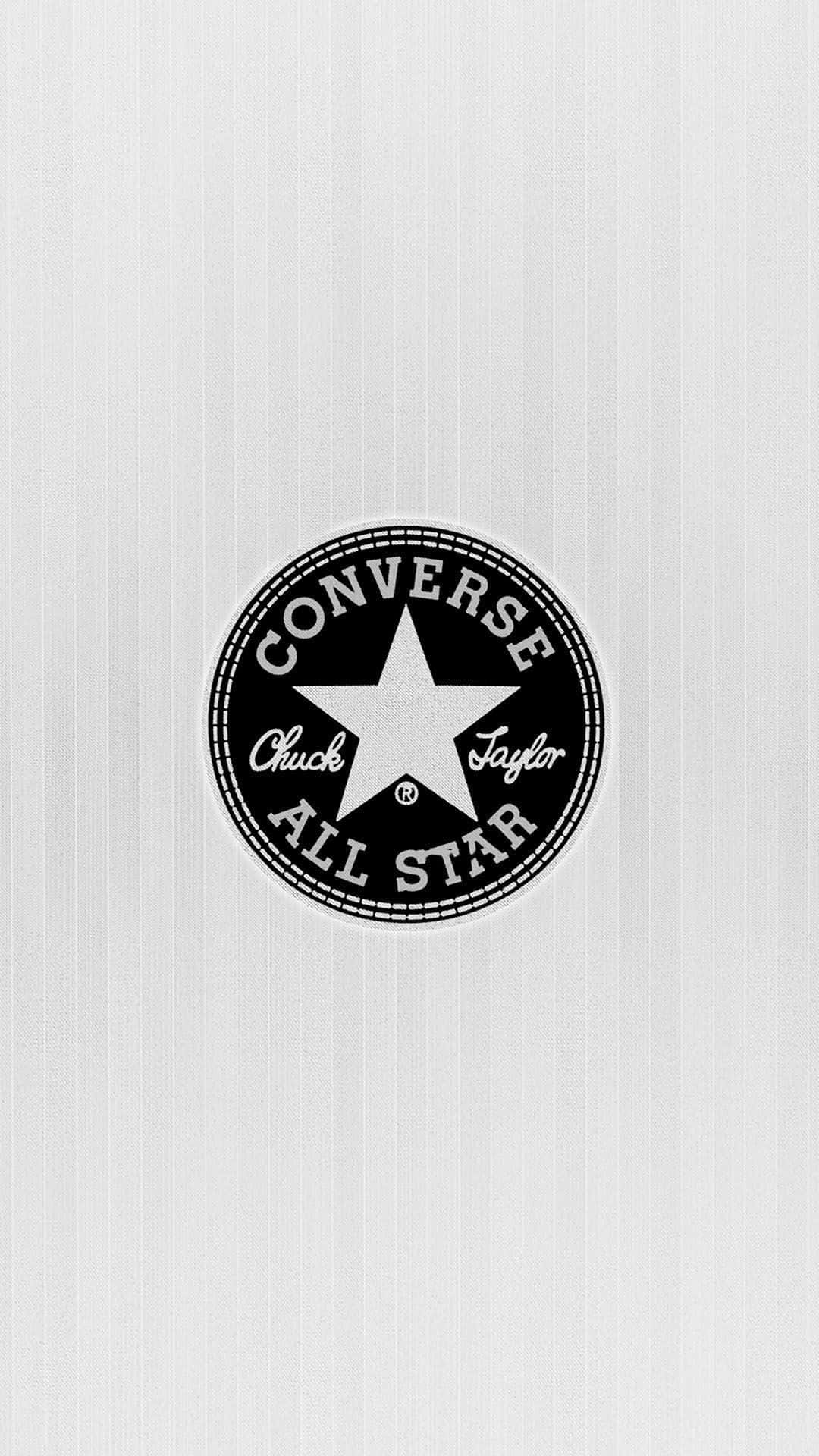 白色背景上的Converse標誌 壁紙