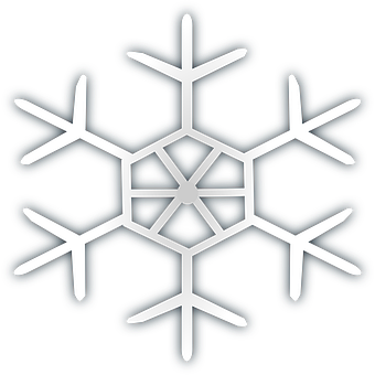 白色雪花黑色背景 壁紙