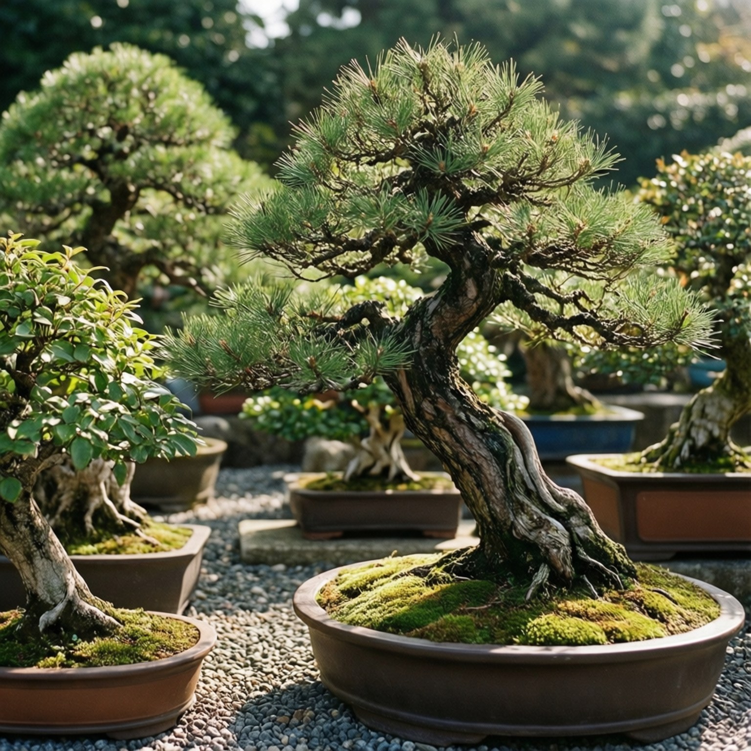 盆景展覽 壁紙