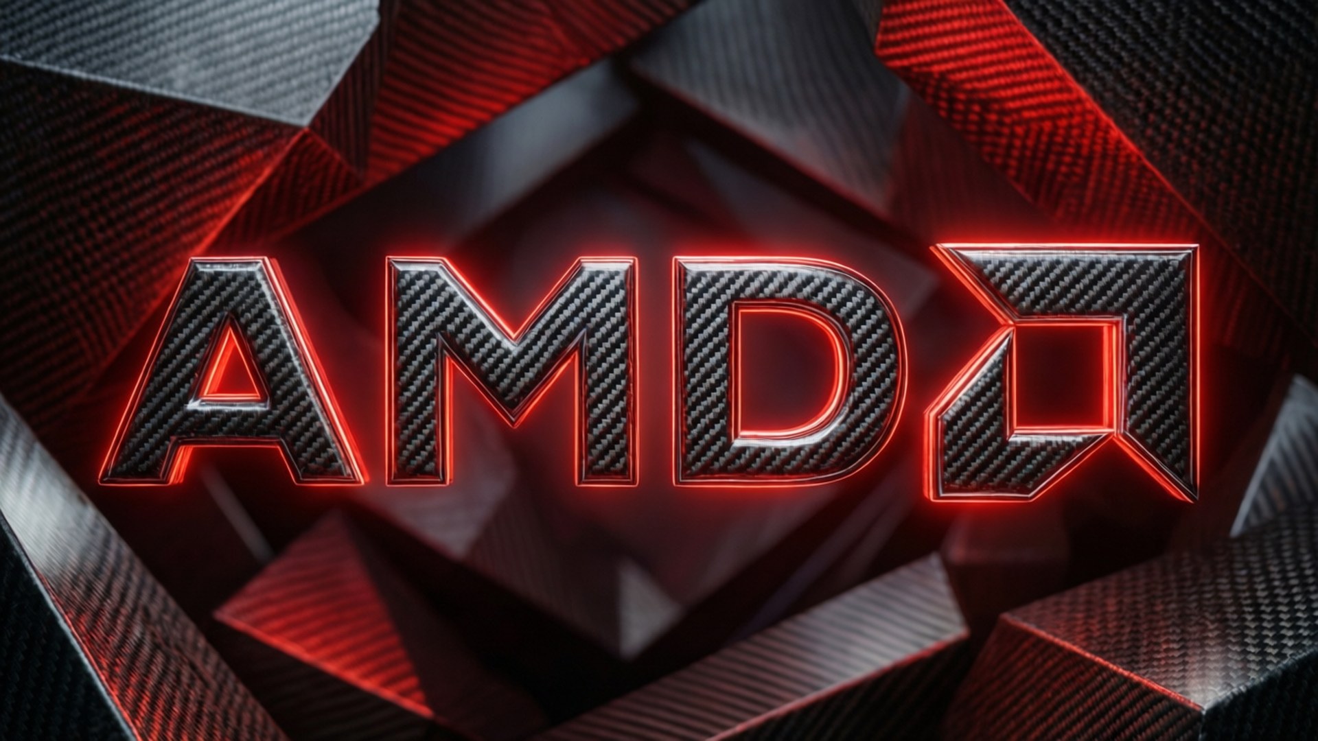 碳纖維 AMD 標誌 壁紙
