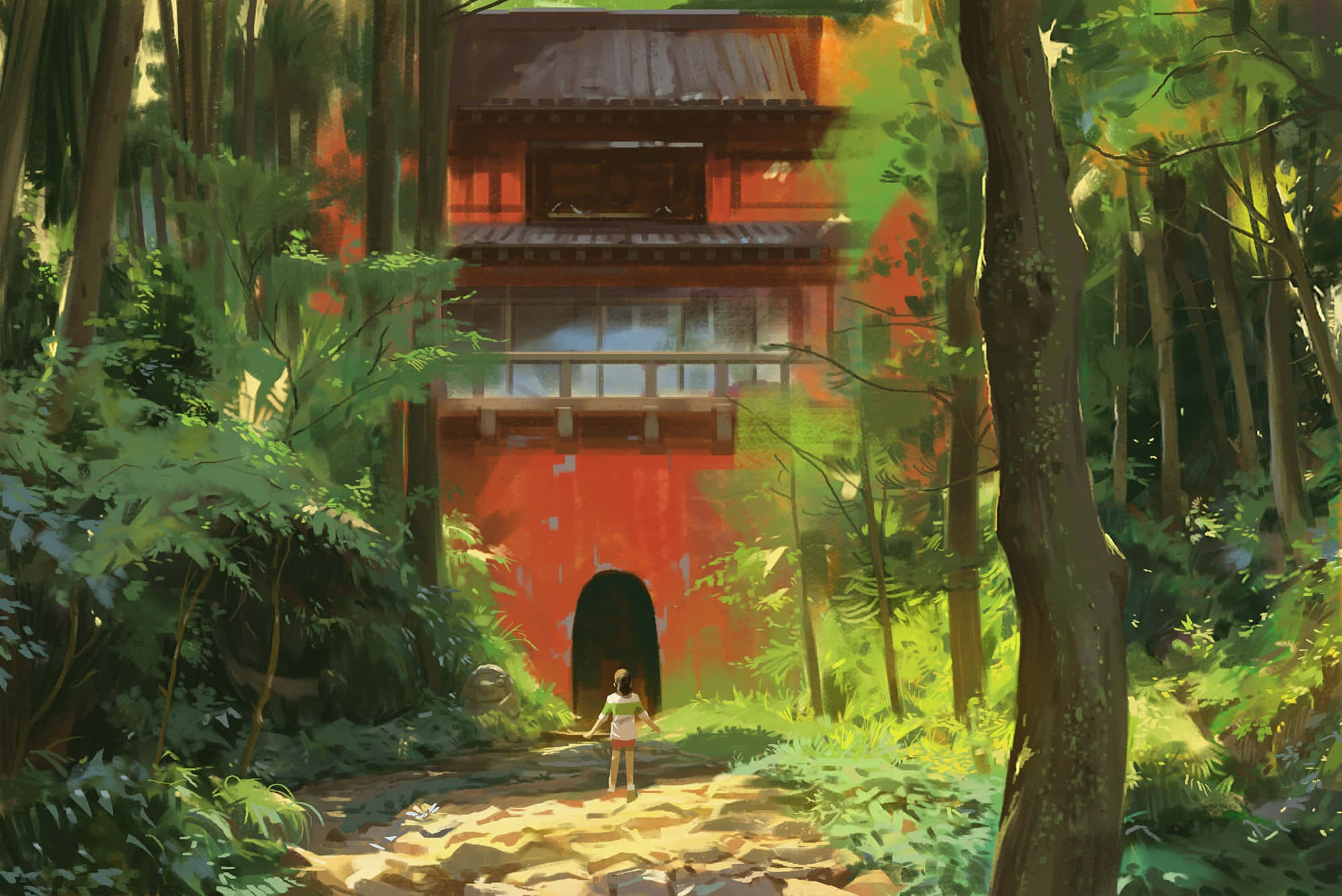神隱少女背景 壁紙