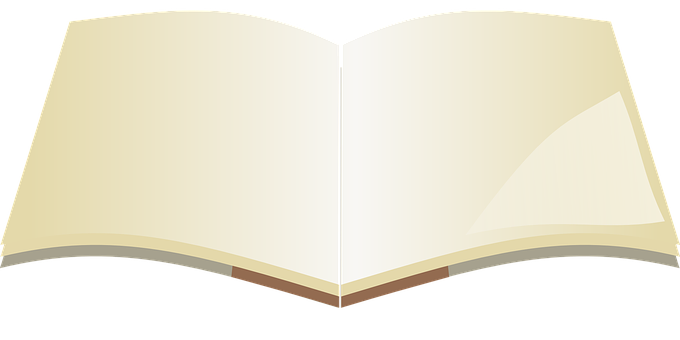 空白翻開書本向量圖 壁紙
