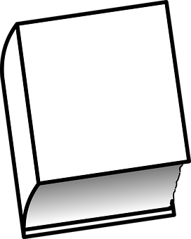 空白翻開書本圖案 壁紙
