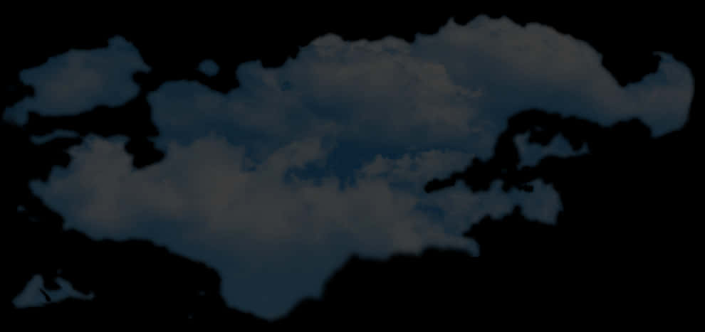 穿過烏雲的藍天