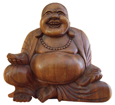 笑佛木雕 壁紙