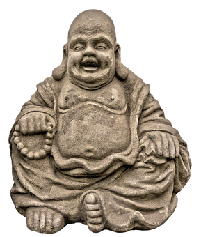 笑佛雕像 壁紙