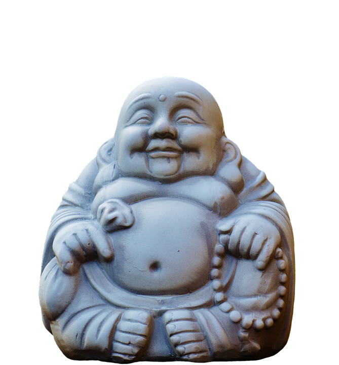 笑佛雕像擺件 壁紙