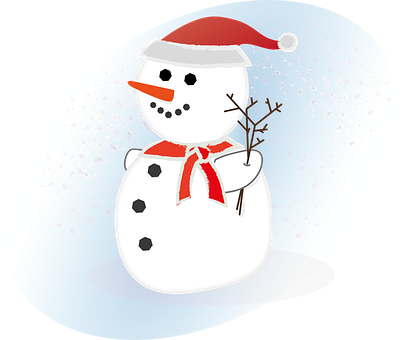 節慶雪人插畫 壁紙