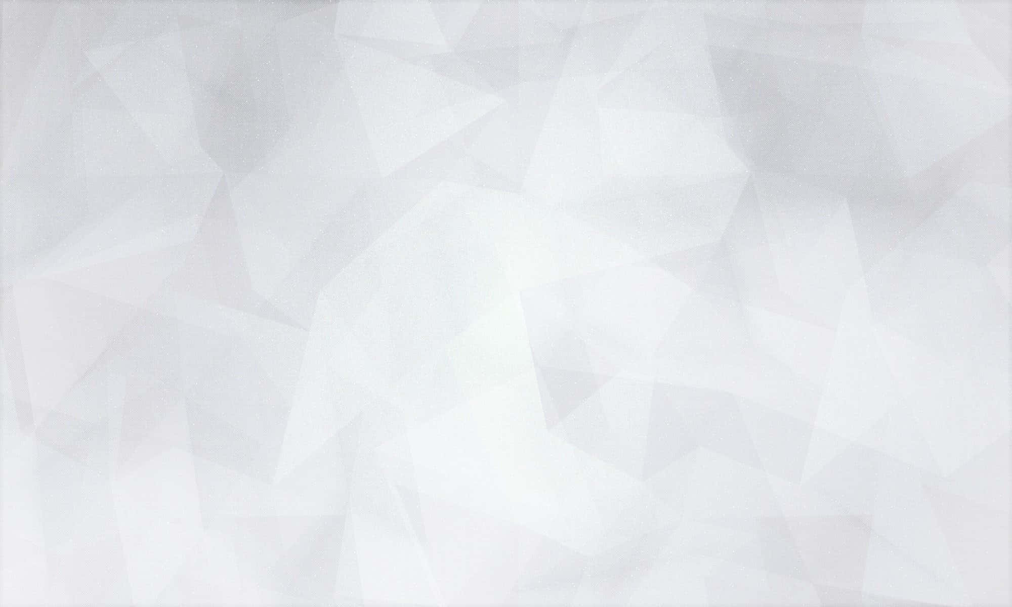 風景 桌布 壁紙 — 簡約抽象桌布，以柔和白色和灰色多邊形形狀營造平靜的幾何紋理。