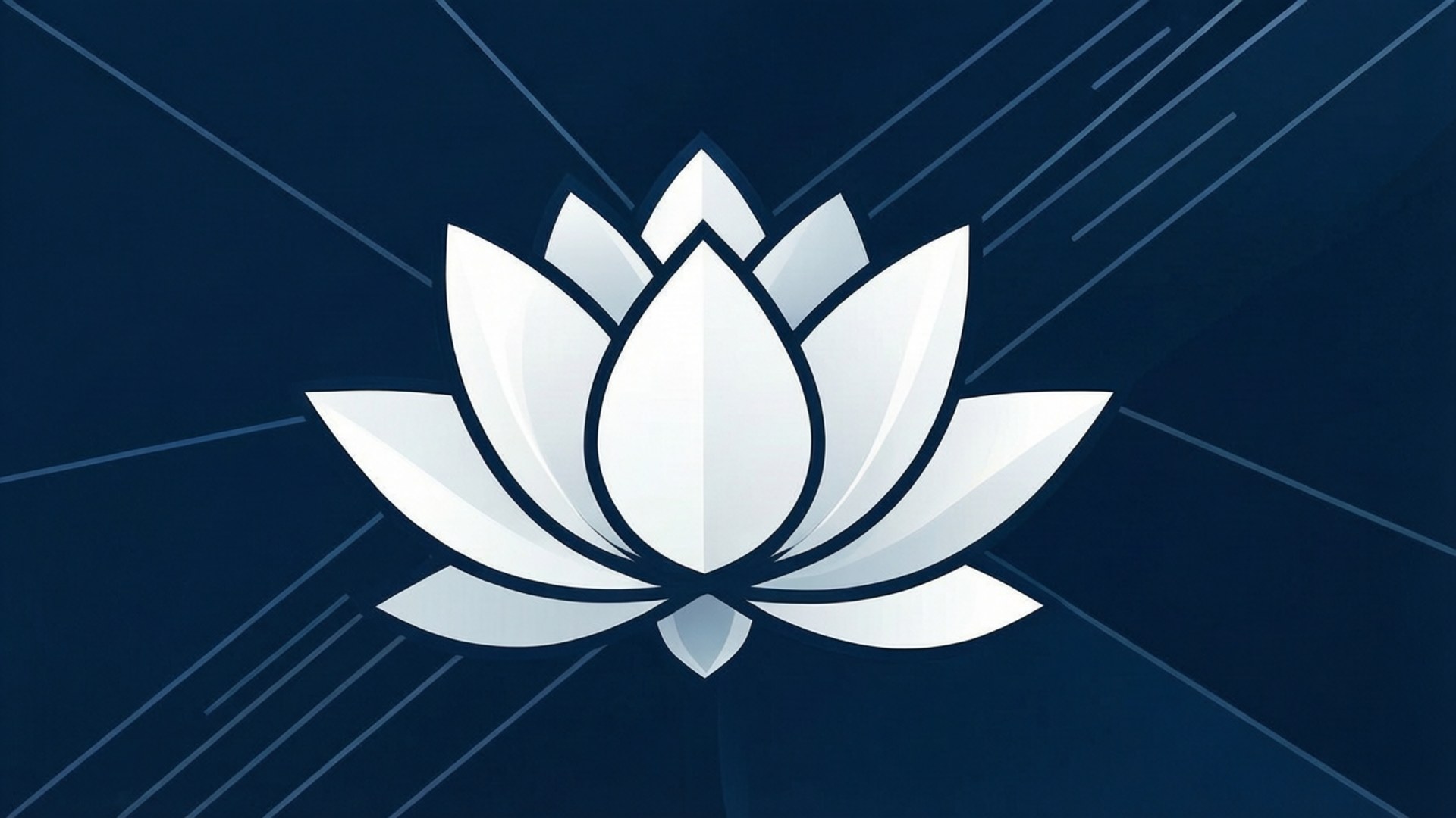 簡約白蓮花 壁紙