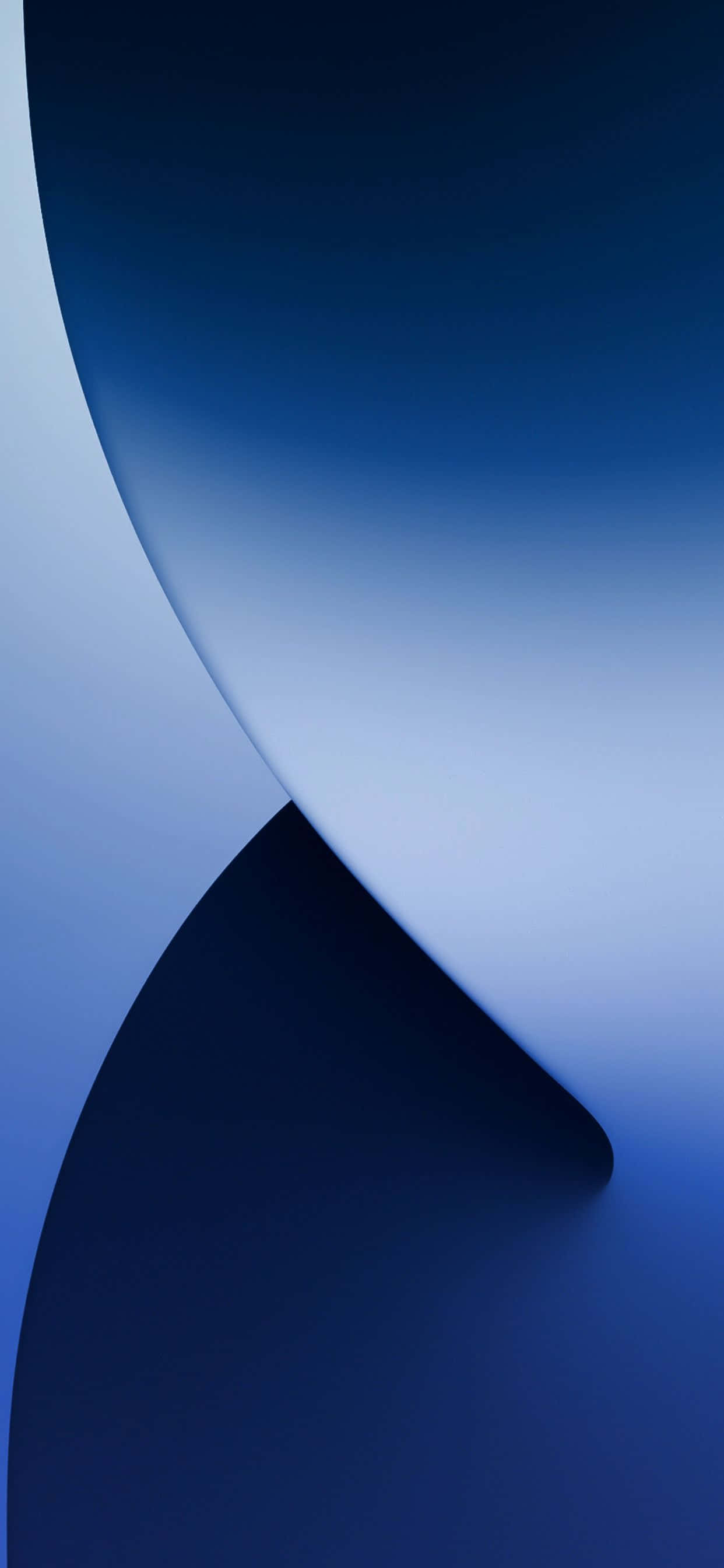 簡約純藍 iPhone 壁紙