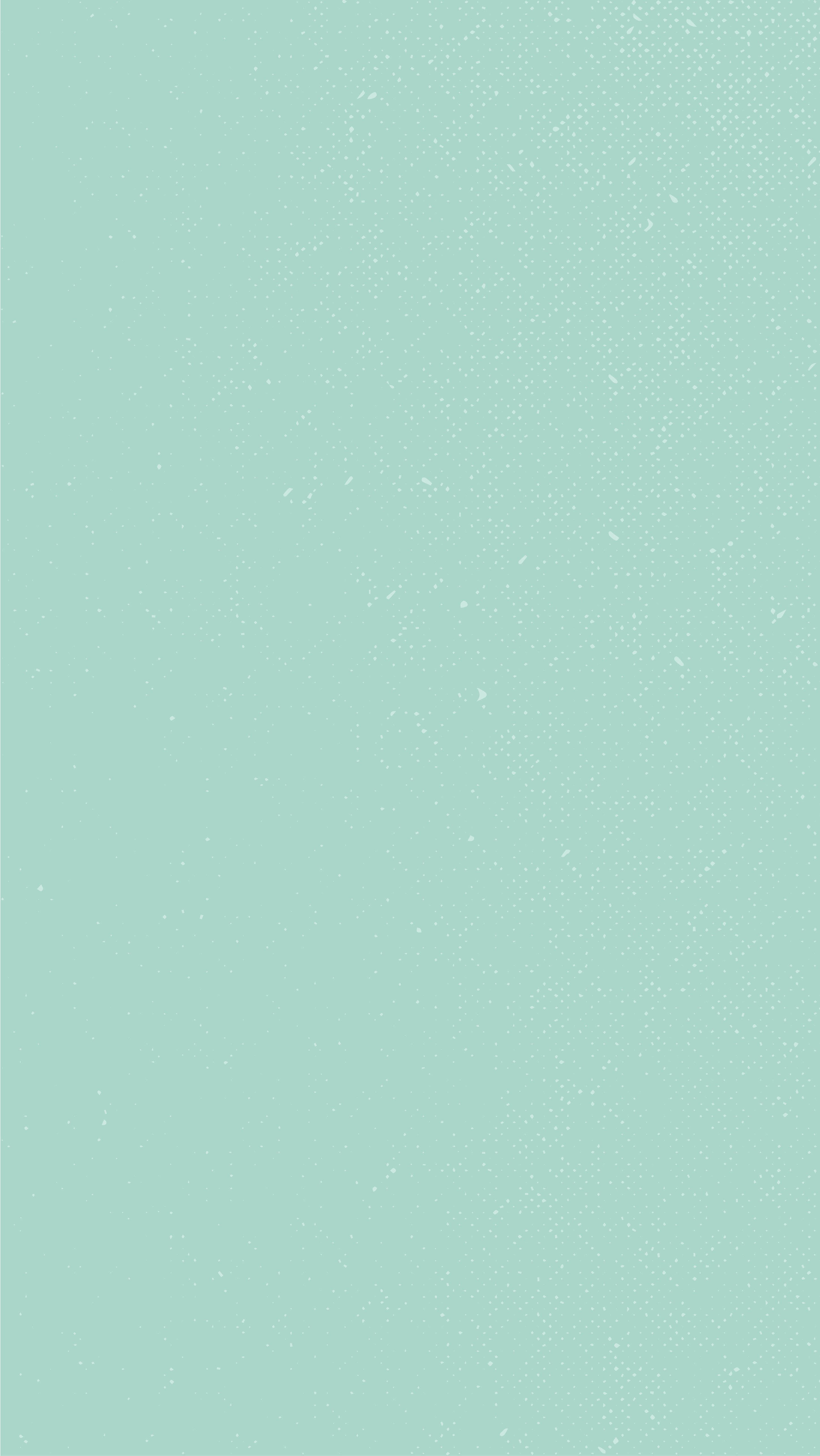 Mint Green iPhone 桌布 壁紙 — 簡約薄荷綠色背景，帶有細微白色斑點和柔和半色調點狀圖案。