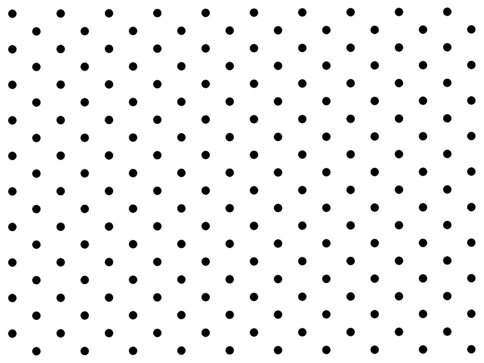 Dot 桌布 壁紙 — 簡約風格桌布，白色背景上均勻分佈黑色圓點網格。