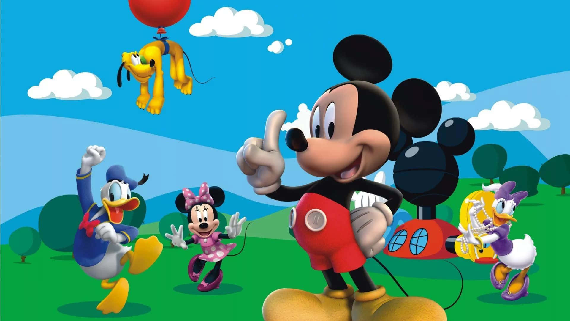 米奇老鼠俱樂部背景 壁紙