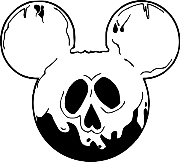 米奇骷髏圖案 壁紙