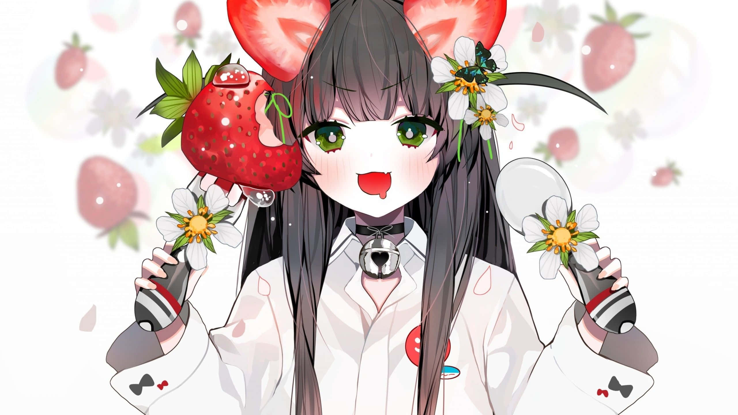 粉紅動漫美學圖片 壁紙
