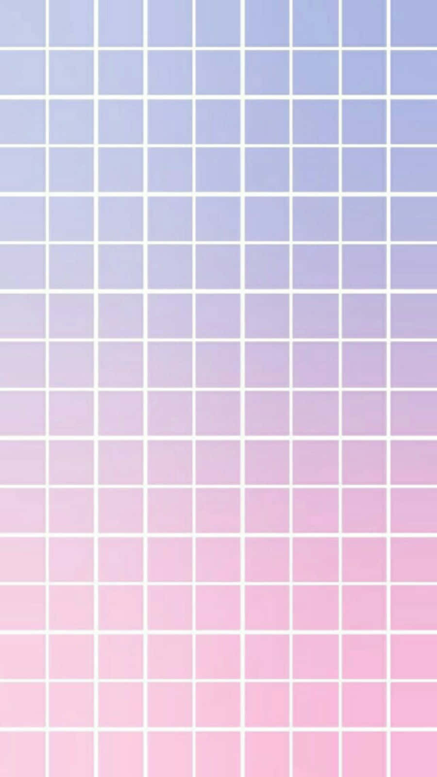 Pastel Aesthetic Grid 桌布 壁紙 — 粉紅色和薰衣草色的柔和漸變瓷磚營造出平靜的幾何壁紙。