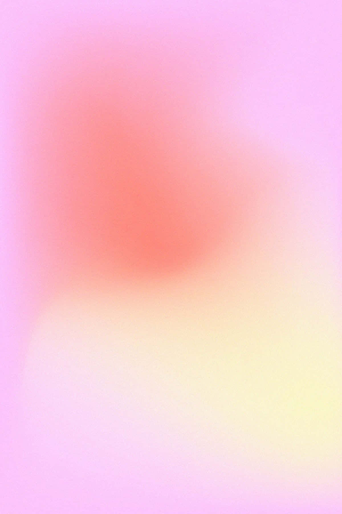 Pastel Gradient 桌布 壁紙 — 粉紅蜜桃和黃色的柔和漸變，以溫柔的色彩融合創造出夢幻般的抽象背景。