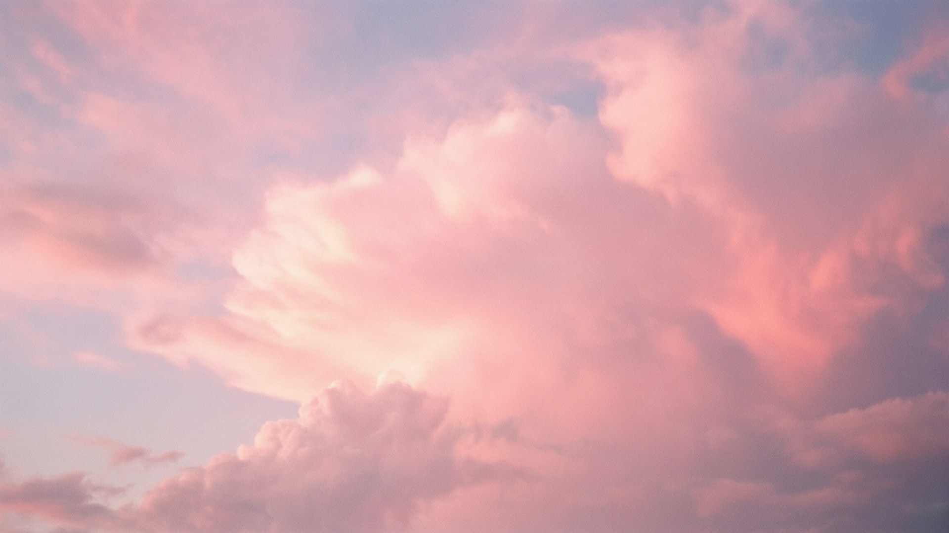 粉紅雲天 壁紙