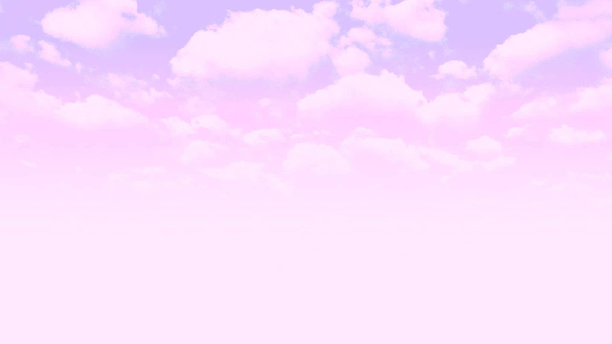 粉紫色天空與雲朵 壁紙