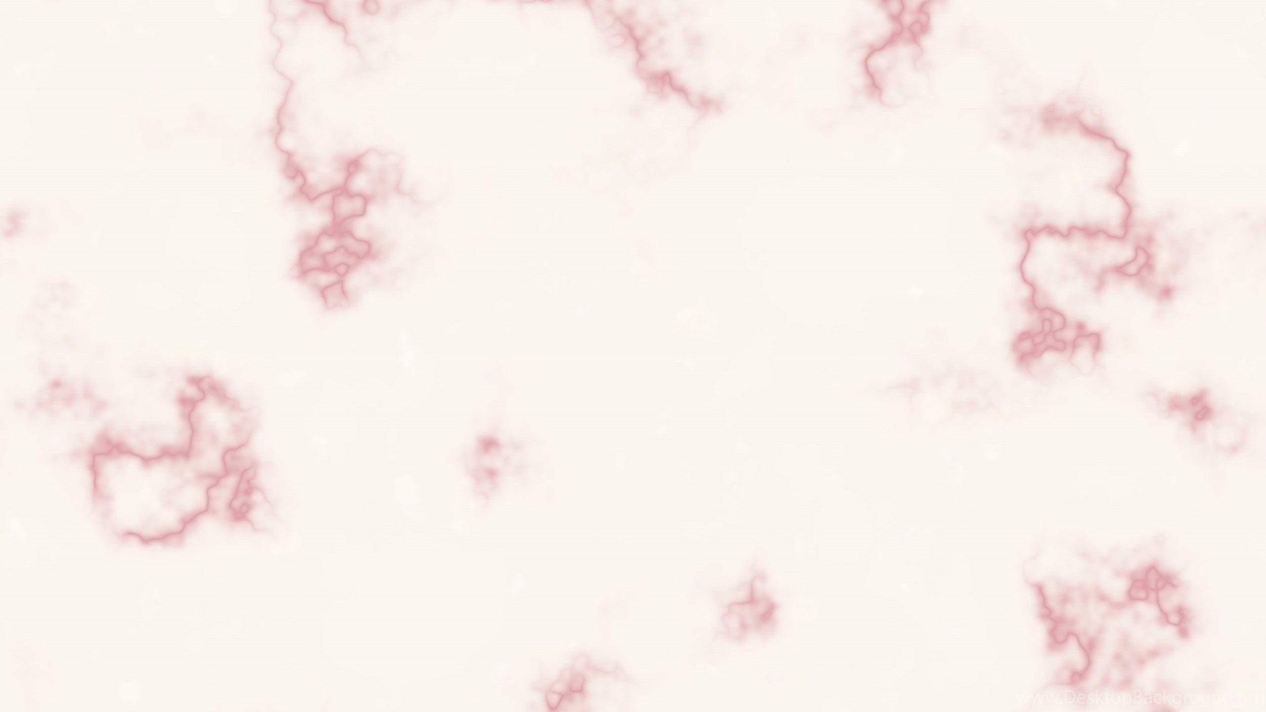 Pink Marble 桌布 壁紙 — 精緻的粉紅色碎形圖案在柔和的奶油色背景上漂浮，呈現極簡數位設計風格。