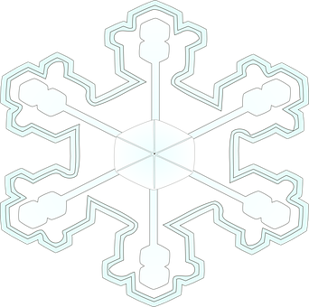 精緻雪花圖案設計 壁紙