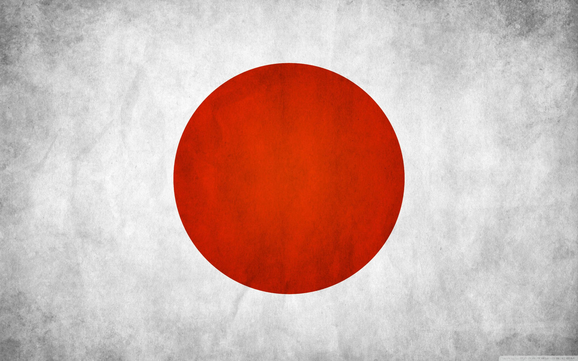 復古紋理日本國旗，白色背景上有紅色圓圈。