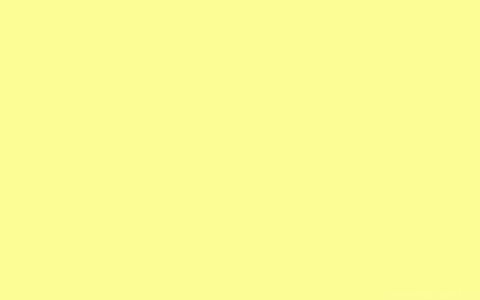 Pastel Yellow Aesthetic 桌布 壁紙 — 純淡黃色背景，沒有可見的物體或細節。