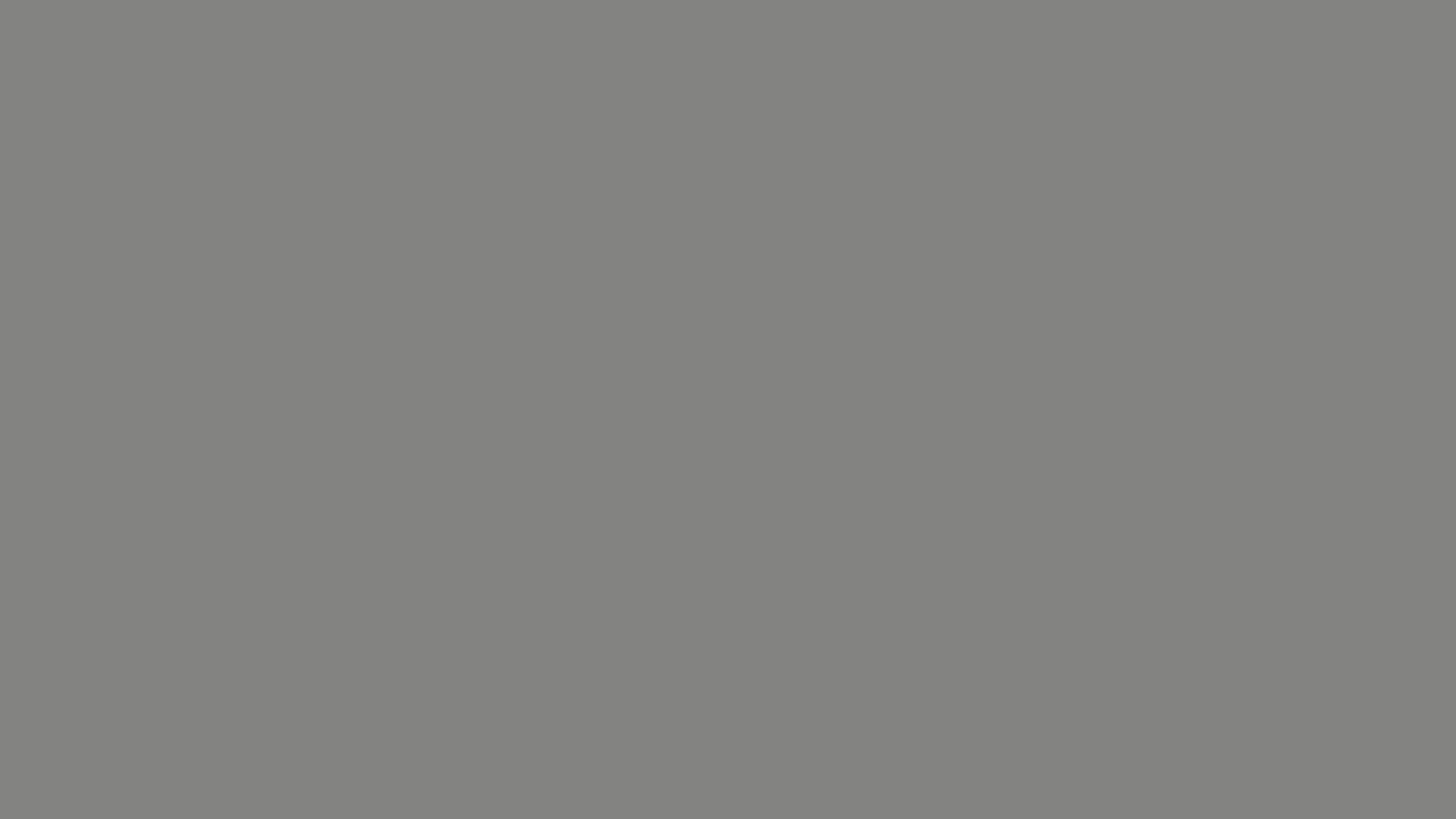 Solid Grey 桌布 壁紙 — 純灰色背景，無可見元素或細節。