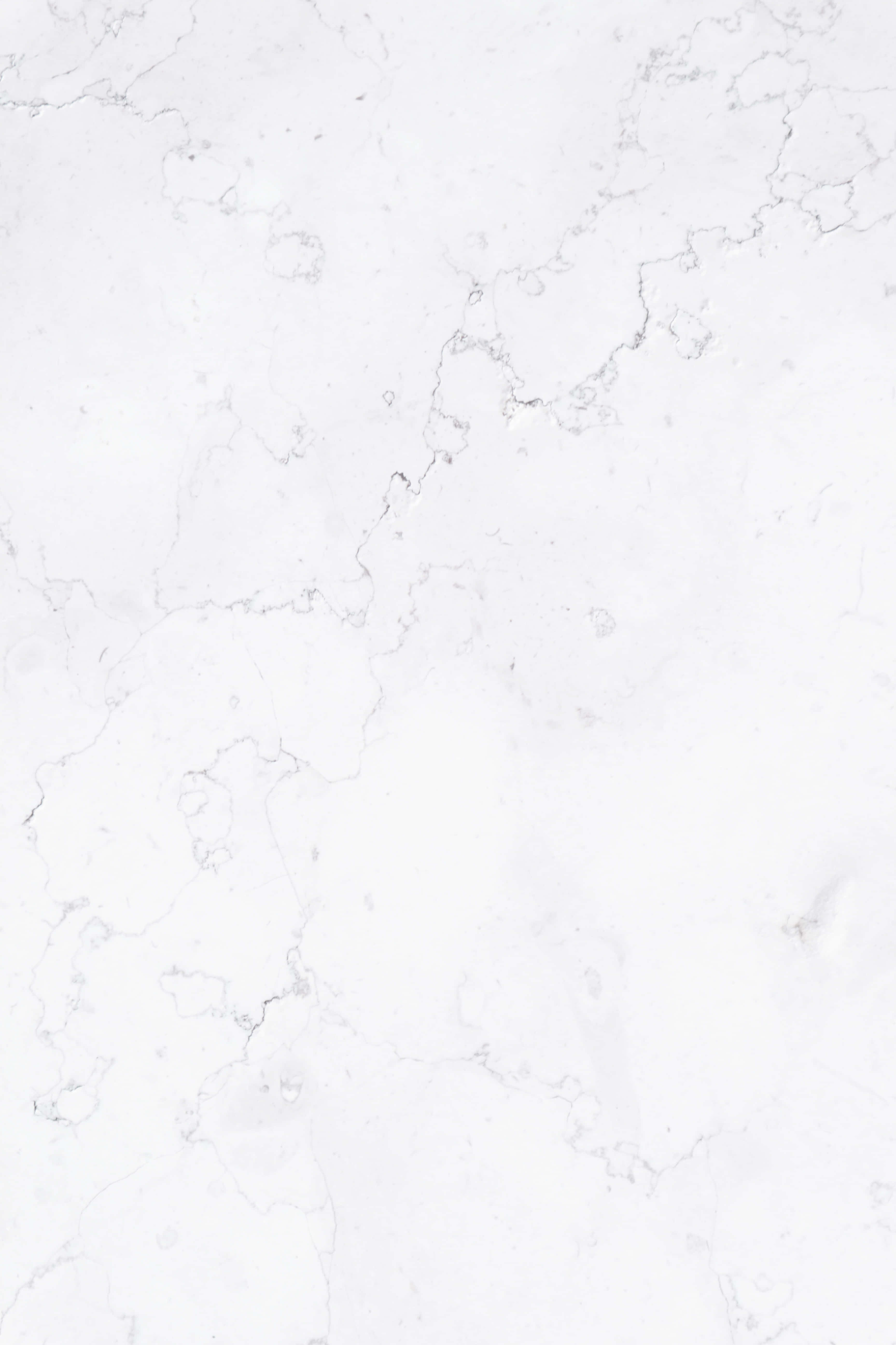 Best Marble 桌布 壁紙 — 純白大理石近距離特寫，帶有精緻灰色紋理和細微質感。