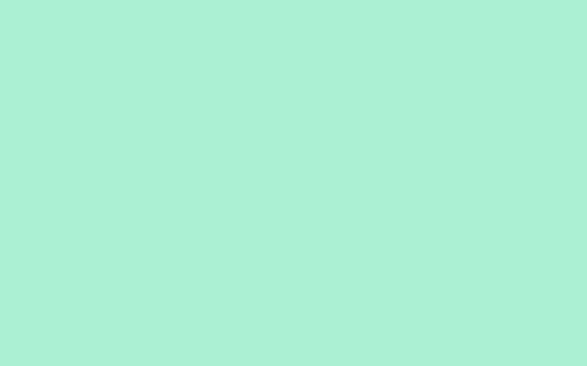 Light Green 桌布 壁紙 — 純薄荷綠色背景，沒有可見的物體或細節。