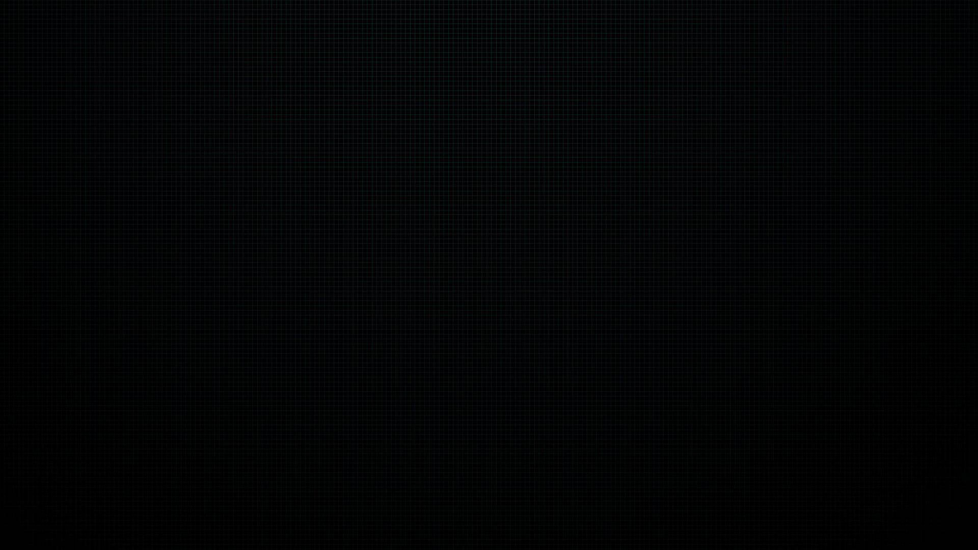 Plain Black 桌布 壁紙 — 純黑色背景，帶有在黑暗中幾乎看不見的細微網格圖案。