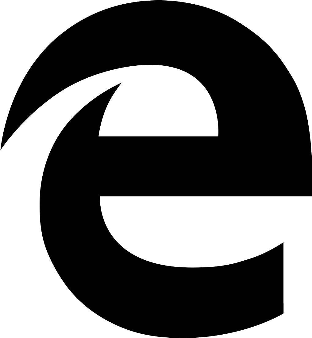 Edge 桌布 壁紙 — 純黑色背景，沒有可見的元素或紋理。