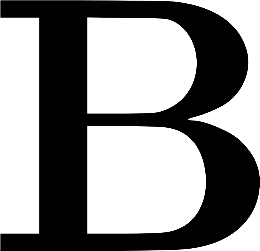 字母B 桌布 壁紙 — 純黑色背景，沒有可見的元素或紋理。