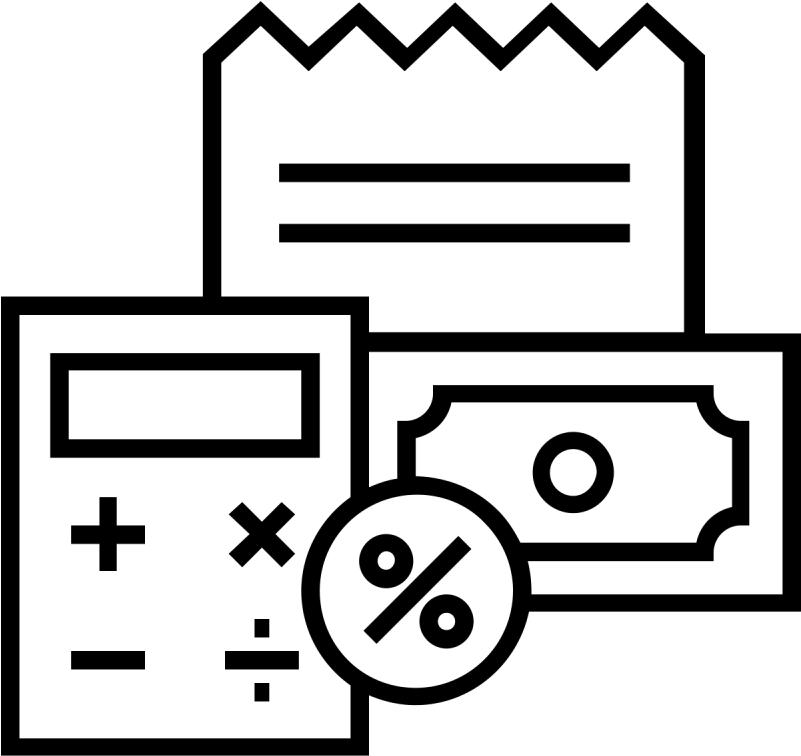 Calculator Icon 桌布 壁紙 — 純黑色背景，沒有可見的元素或紋理。